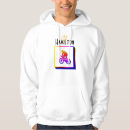 Sudadera Neon Bicycle Rider Hoodie HAMbyWG