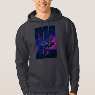 Sudadera Neon Circuit Symphony