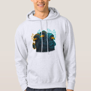 Sudadera Neon Crow Graffiti Crew Art