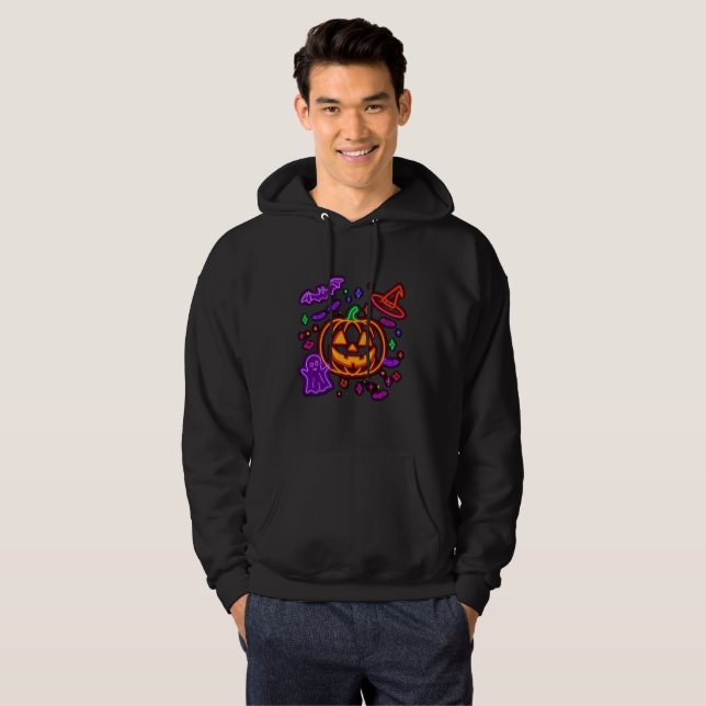 Sudadera Neon Halloween (Anverso completo)