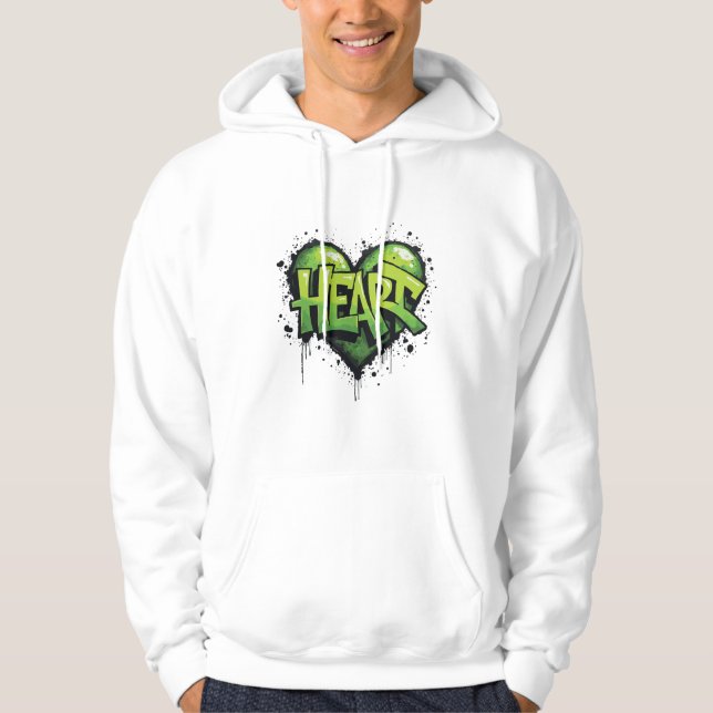 Sudadera Neon Heartbeat (Anverso)