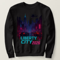 Neon Liberty 2026 Ciudad Cyberpunk | Ropa Callejer