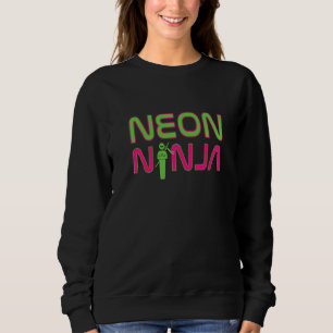 Sudadera Neon Ninja I Electronic Raver Music Dj Festival Ra