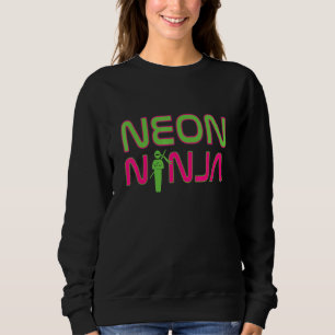Sudadera Neon Ninja I Electronic Raver Music Dj Festival Ra