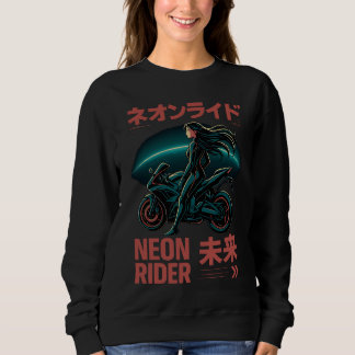 Sudadera Neon Rider - Ciber estética japonesa
