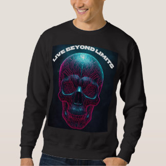 Sudadera Neon Skull "Live Beyond Limits" Sweatshirt