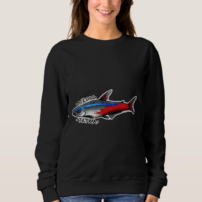 Sudadera Neon Tetra Fish (Anverso)