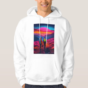 Sudadera Neon Vibes Mountain Hike Hoodies para parejas - St
