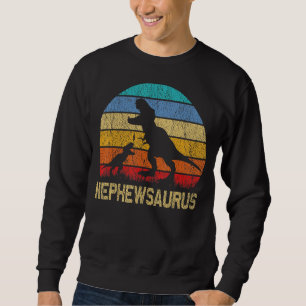 Sudadera Nephewsauro T Rex Dinosaur Nephew Saurus Family M