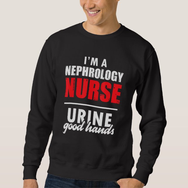 Sudadera Nephrology Nurse Hands Dialysis Nursing RN 1 (Anverso)
