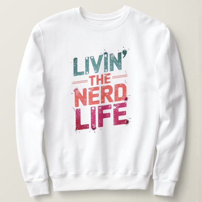 Sudadera Nerd (Anverso del diseño)