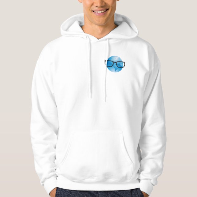 Sudadera Nerd Herd Corriendo Zip Up Hoodie (Anverso)
