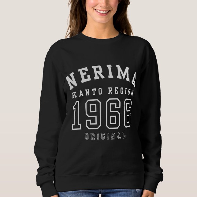 Sudadera Nerima Región de Kanto Japón Original 1966 (Anverso)