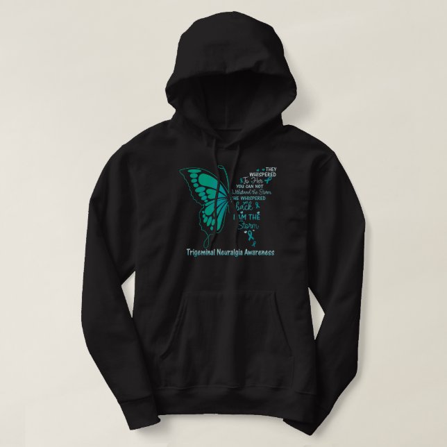 Sudadera Neuralgia triginal soy la tormenta  (Diseño del anverso)