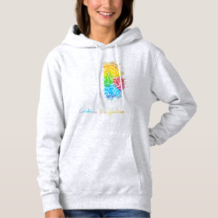 Sudadera Neurodiversidad Autism Spectrum ASHD ADHD Rainbow 