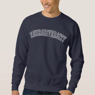 Sudadera Neurodiversidad Varsity Colegiado Arqueado