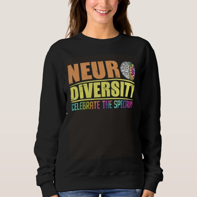 Sudadera Neurodiversity Celebrate the spectrum Autism (Anverso)