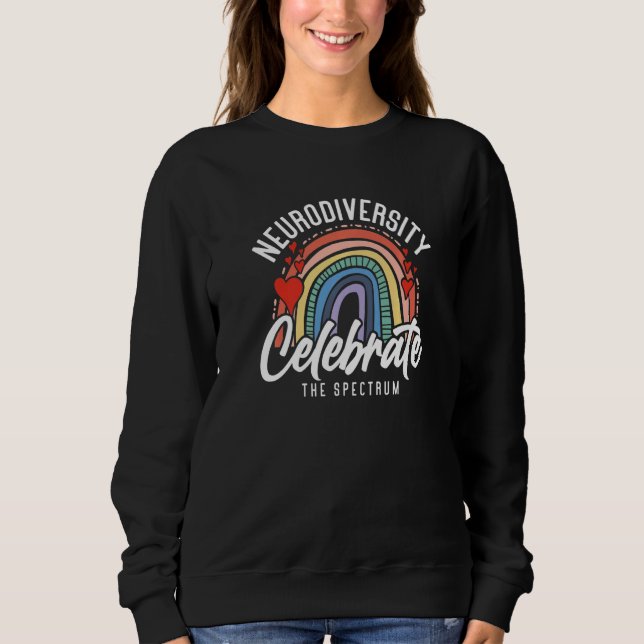 Sudadera Neurodiversity Celebrate The Spectrum Autism (Anverso)
