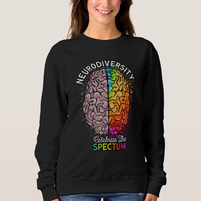 Sudadera Neurodiversity Celebrate the Spectrum Men women ad (Anverso)