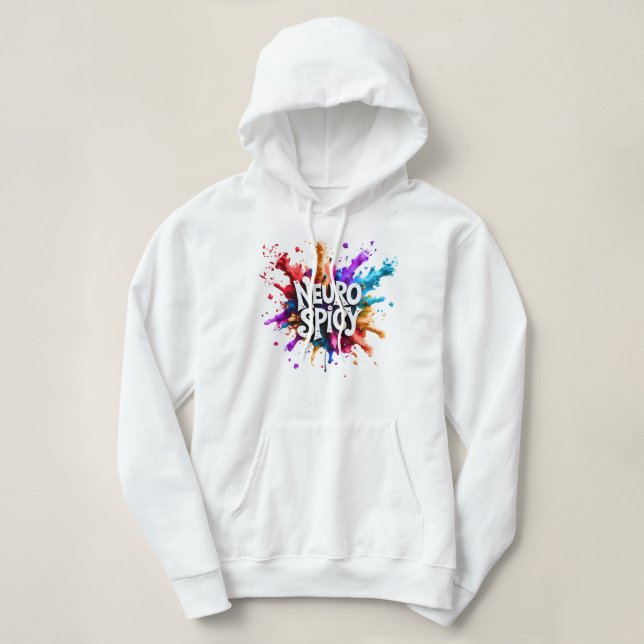 Sudadera NEUROSPICY neurodiversity autism adhd dyslexia (Diseño del anverso)