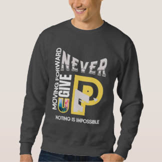 SUDADERA NEVER GIVE UP