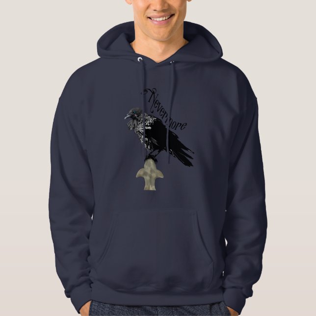Sudadera Nevermore Raven (Anverso)