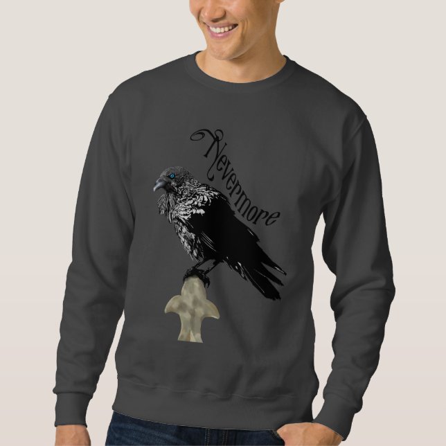Sudadera Nevermore Raven (Anverso)