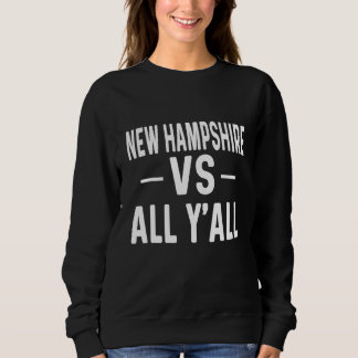 Sudadera New Hampshire vs all y'all
