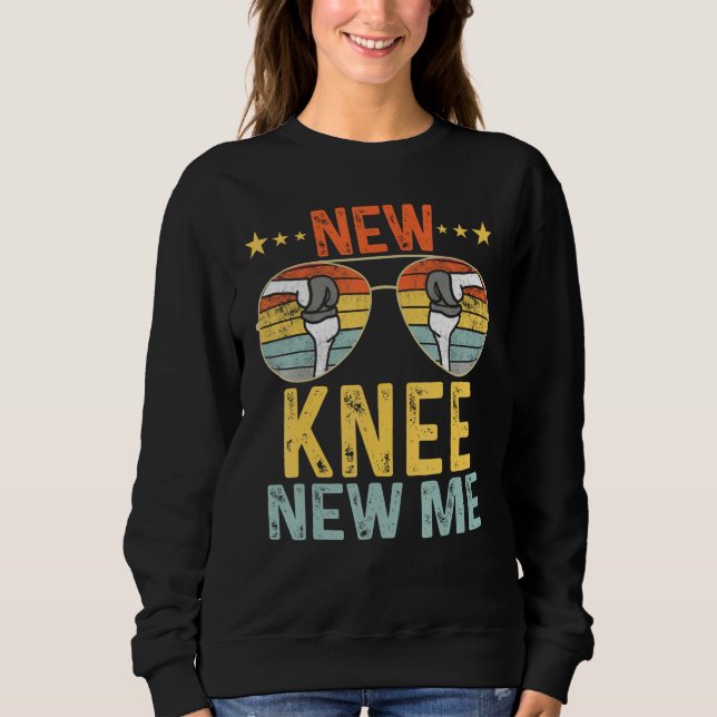 Sudadera New Knee New Me Knee Replacement Surgery (Anverso)