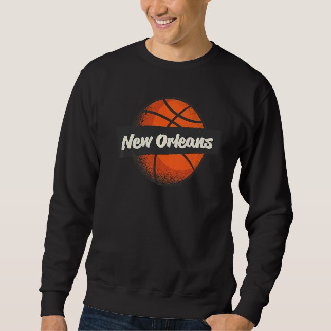 Sudadera New Orleans Hometown Basketball Player Sports (Anverso)