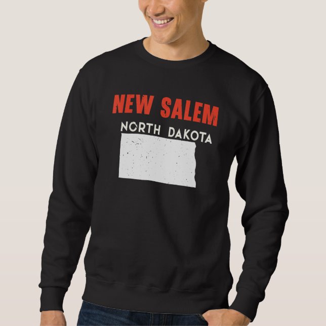 Sudadera New Salem North Dakota USA State America Travel (Anverso)