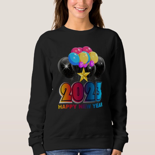 Sudadera New Years Eve Party Supplies Kids NYE 2023 Happy N (Anverso)