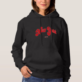 Sudadera New-York 1898 Red Logo Typography Black