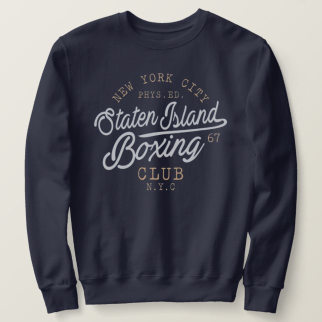 Sudadera New York Boxing Champions  Boxer Gift (Anverso del diseño)