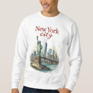 Sudadera New York City – Iconic Statue & Skyline Sweatshirt