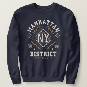 Sudadera New York city Manhattan athletic skatboard