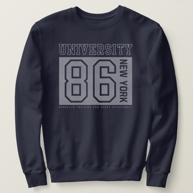 Sudadera New York University athletic sports (Anverso del diseño)