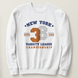 Sudadera New York varsity wear typography emblem
