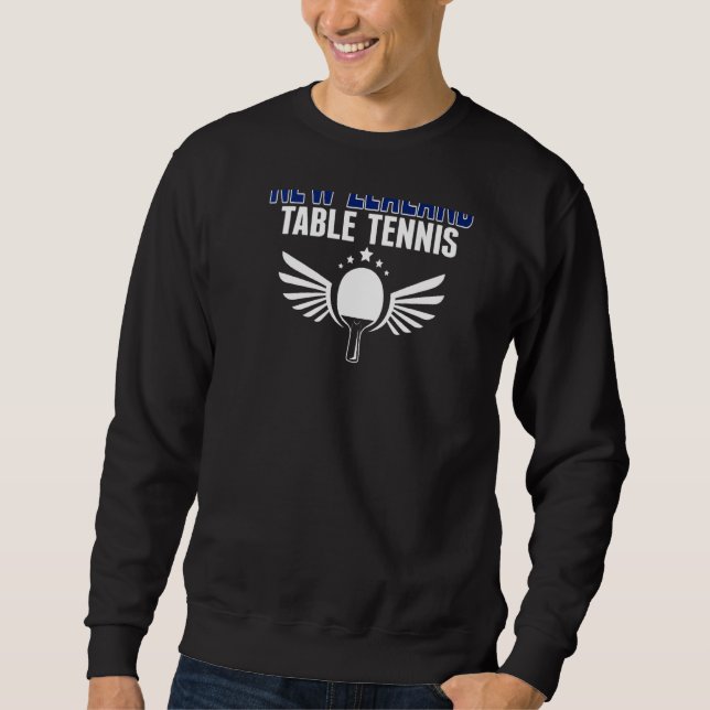 Sudadera New Zealand Table Tennis  Support Kiwi Ping Pong T (Anverso)