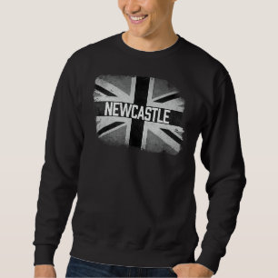 Sudadera Newcastle British Reino Unido Black & White Fla