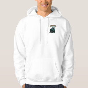 Sudadera NEWFIE en los bosques del PNW Perro Terranova