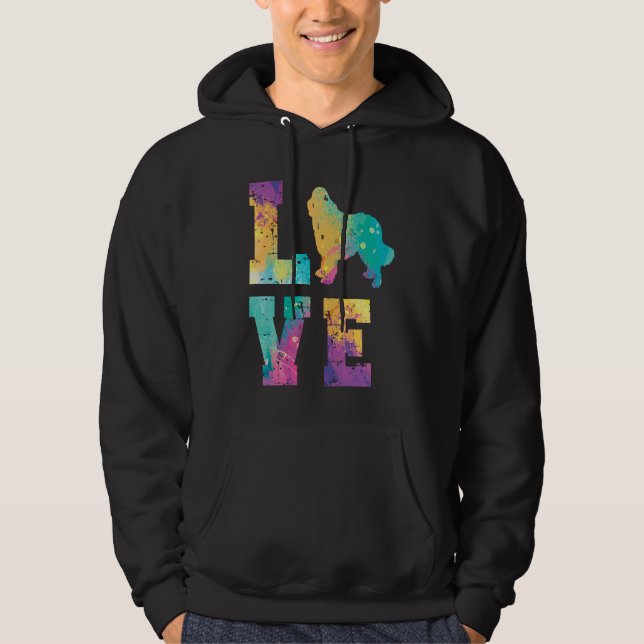 Sudadera Newfoundland Love (Anverso)