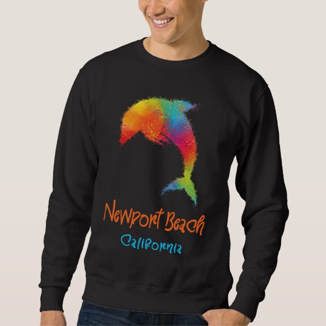 Sudadera Newport Beach  California  Souvenir (Anverso)