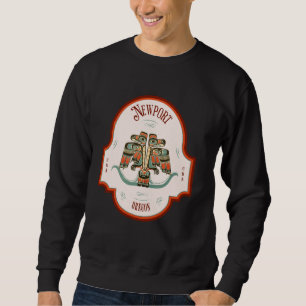 Sudadera Newport OR tótem Thunderbird Pacífico Noroeste Nat