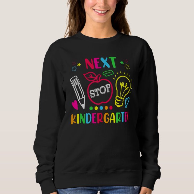 Sudadera Next Stop Kindergarten Preschool Graduation 2023 B (Anverso)