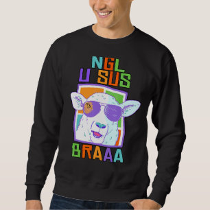 Sudadera Ngl U Sus Oveja Con Gafas De Sol Suma De Primavera