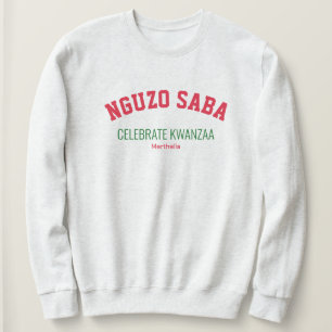 Sudadera NGUZO SABA Celebra Kwanzaa