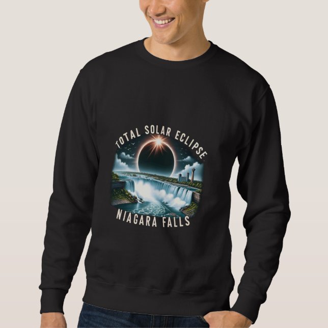 Sudadera Niagara Cae Eclipse Solar Eclipse Solar Total Ap (Anverso)