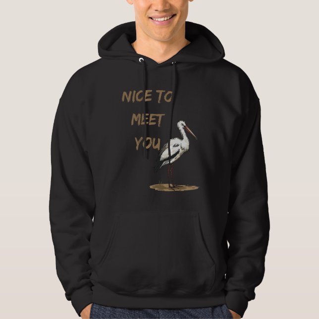 Sudadera Nice to meet you (Anverso)