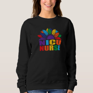 Sudadera Nicu Enfermera Estudiante de Enfermería Rainbow Su